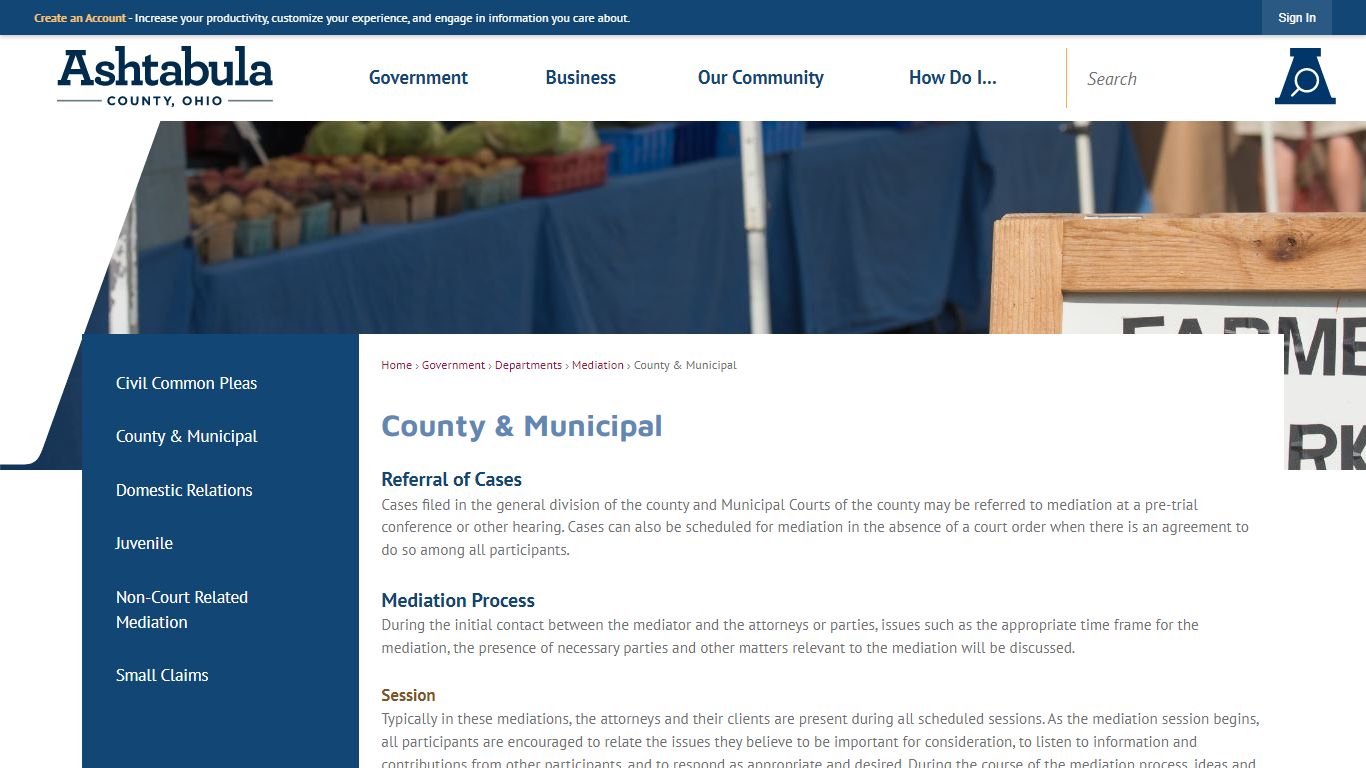 County & Municipal | Ashtabula County, OH - Official Website